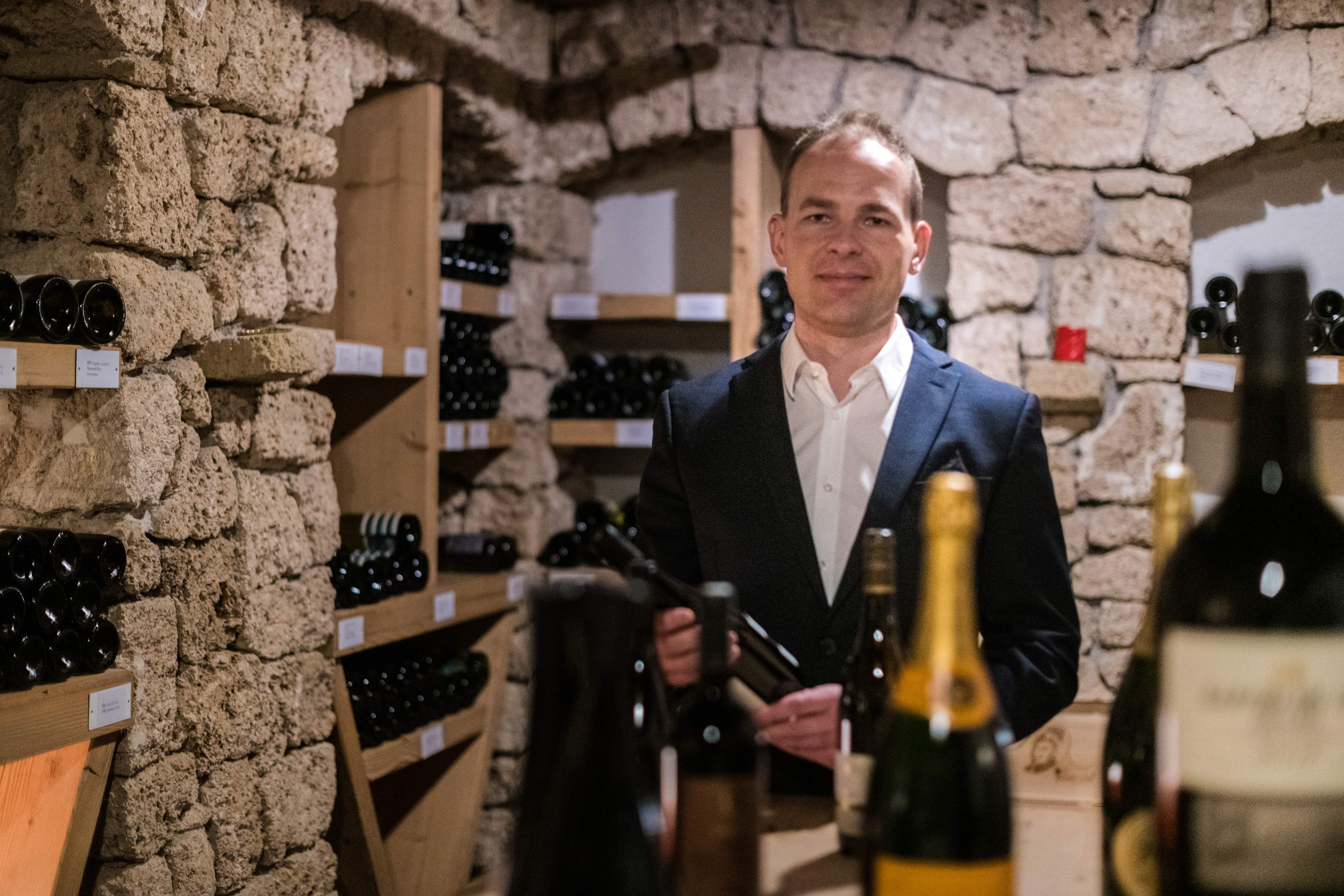 World of wines Park Hotel Bellevue at Toblach/Dobbiaco in the Dolomites