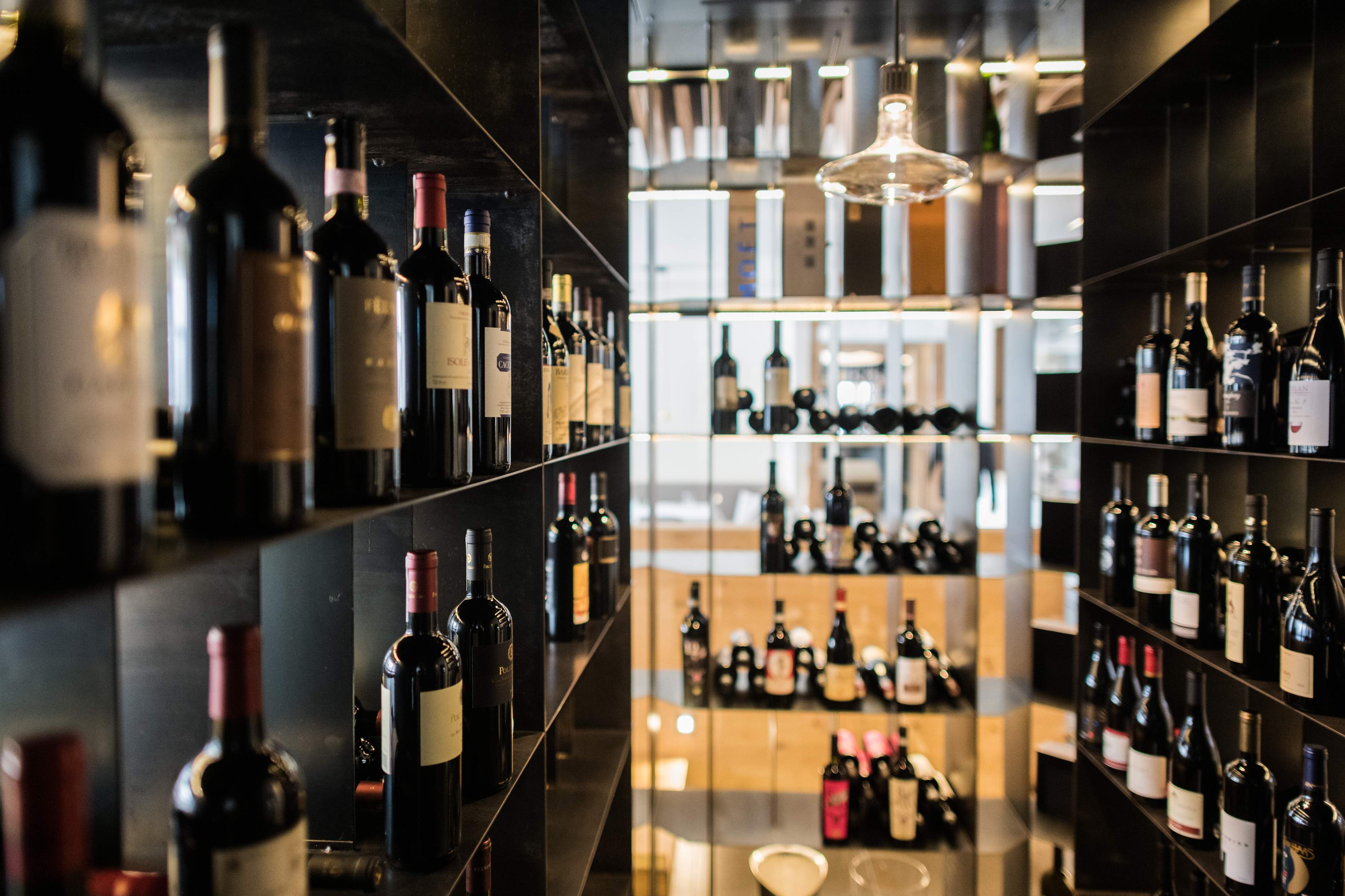 World of wines Park Hotel Bellevue at Toblach/Dobbiaco in the Dolomites